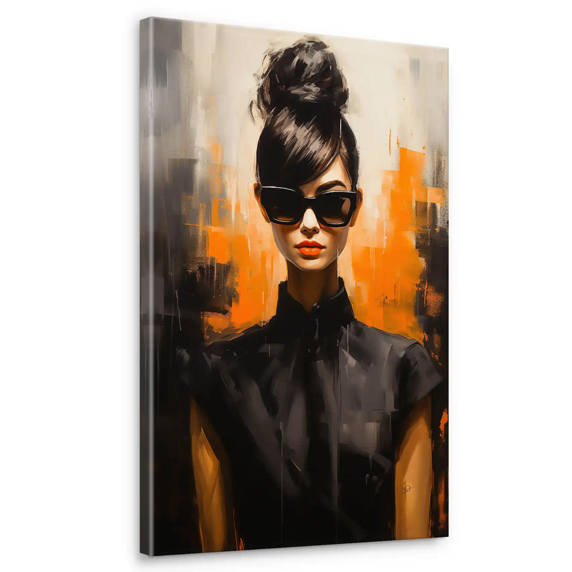 Audrey Dark Style Leinwand Bild INGALERIE
