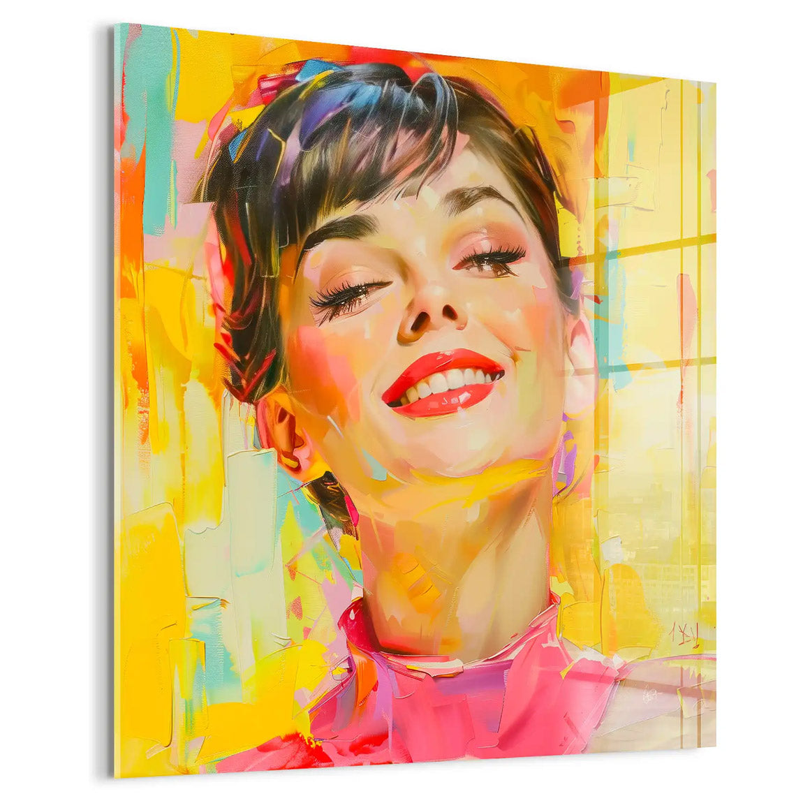 Audrey Modern Art Style Acrylglas Bild INGALERIE