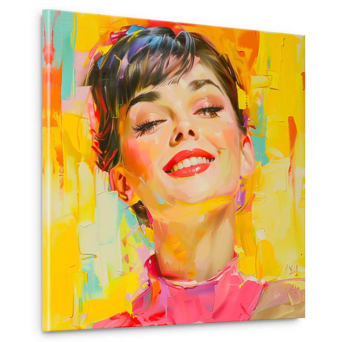 Audrey Modern Art Style Leinwand Bild INGALERIE
