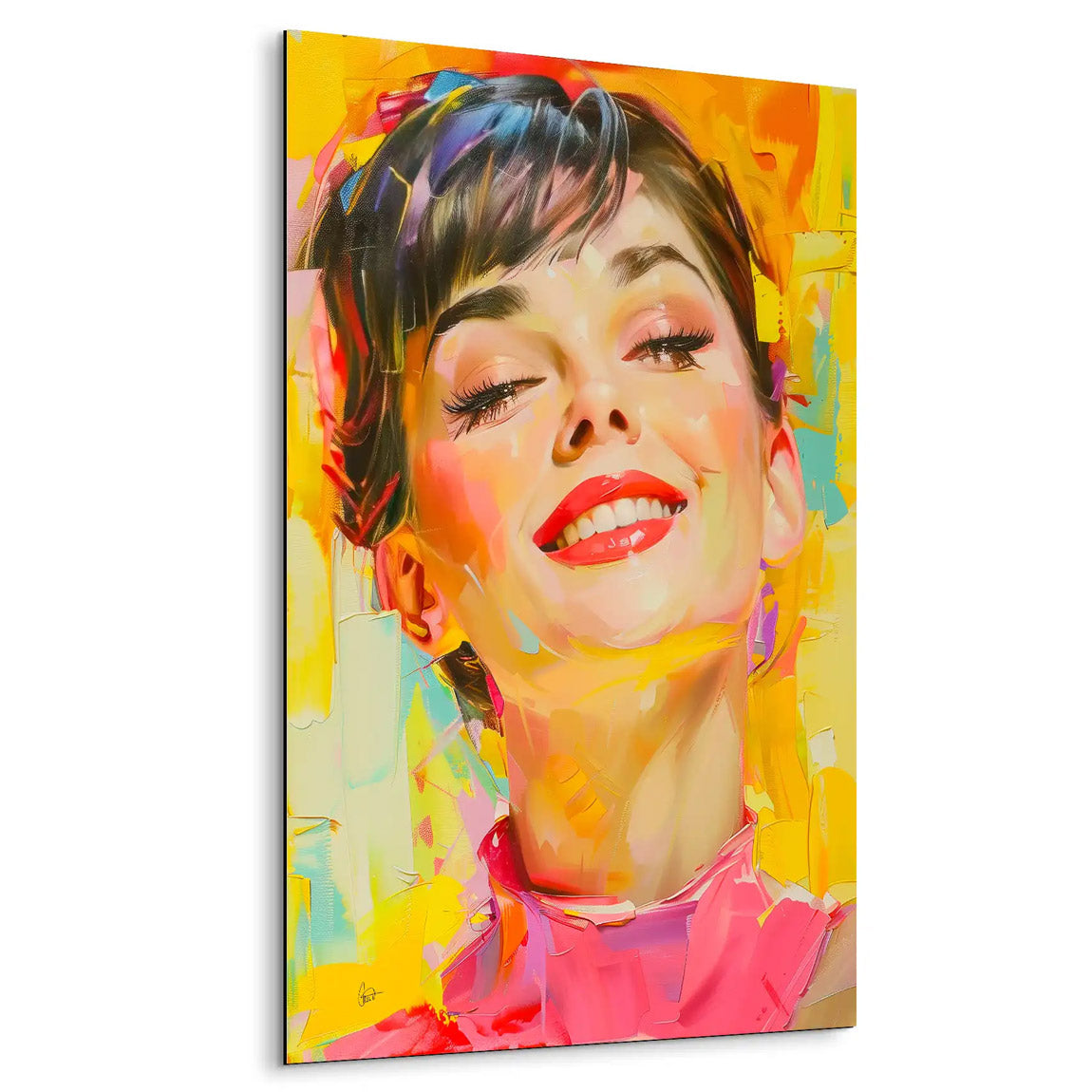 Audrey Modern Art AluDibond Bild INGALERIE
