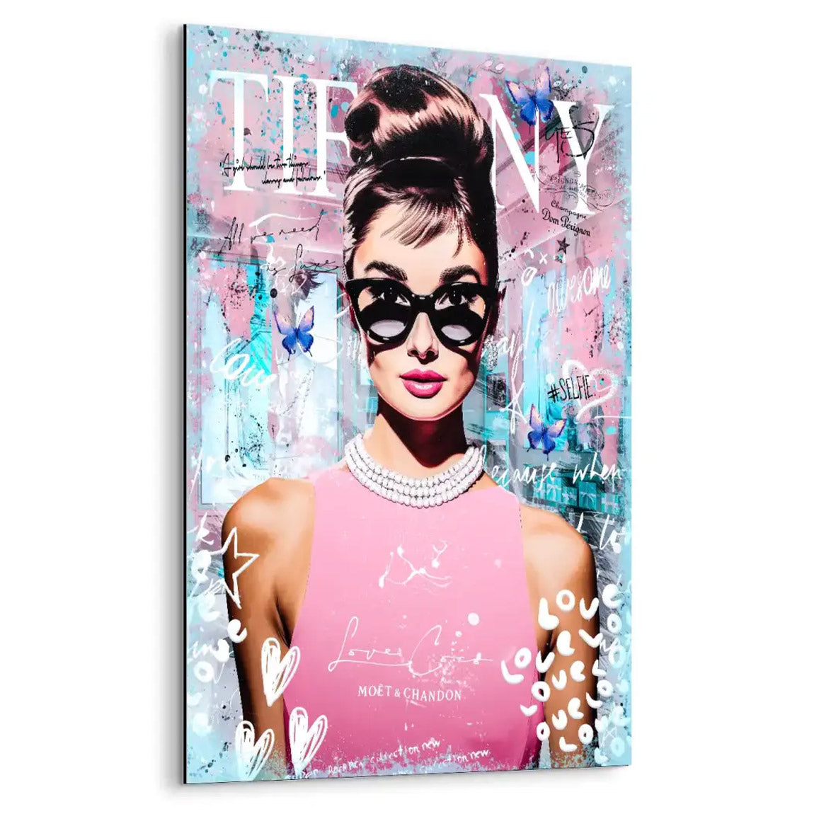Audrey Tiffany Nr.5 Alu Dibond Bild INGALERIE