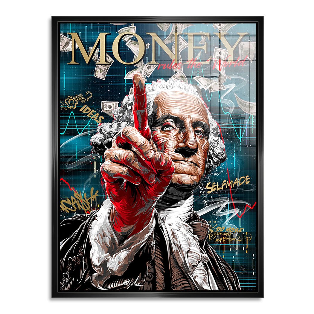 Code of Money auf Blattgold Bild kunstgestalten-24