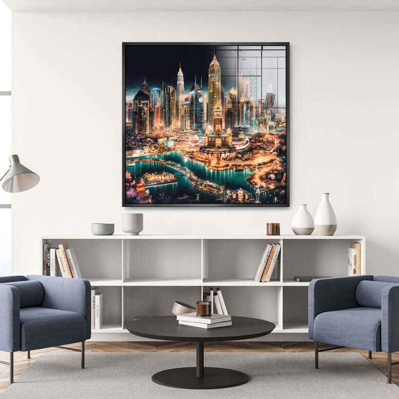 Los Dubai Wandbild | Unikat INGALERIE