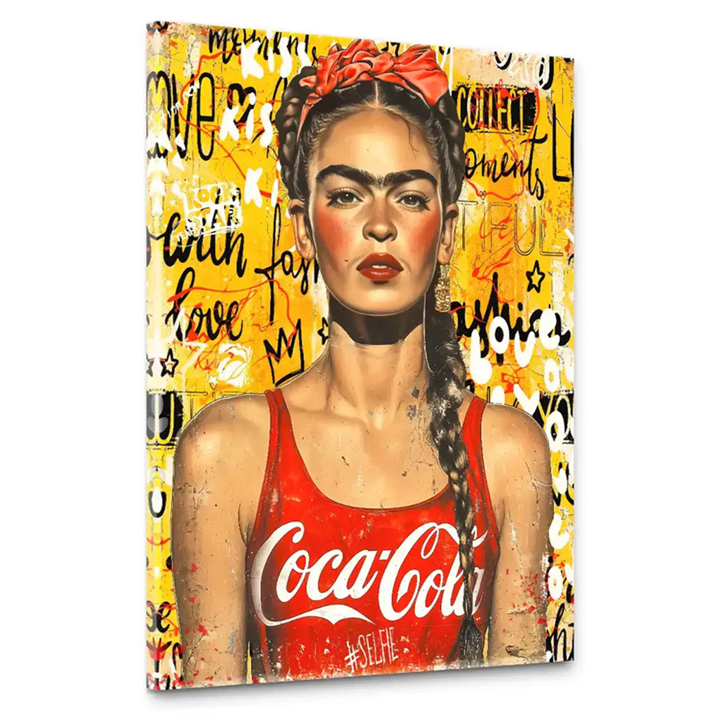 Frida Coke Leinwand Bild INGALERIE