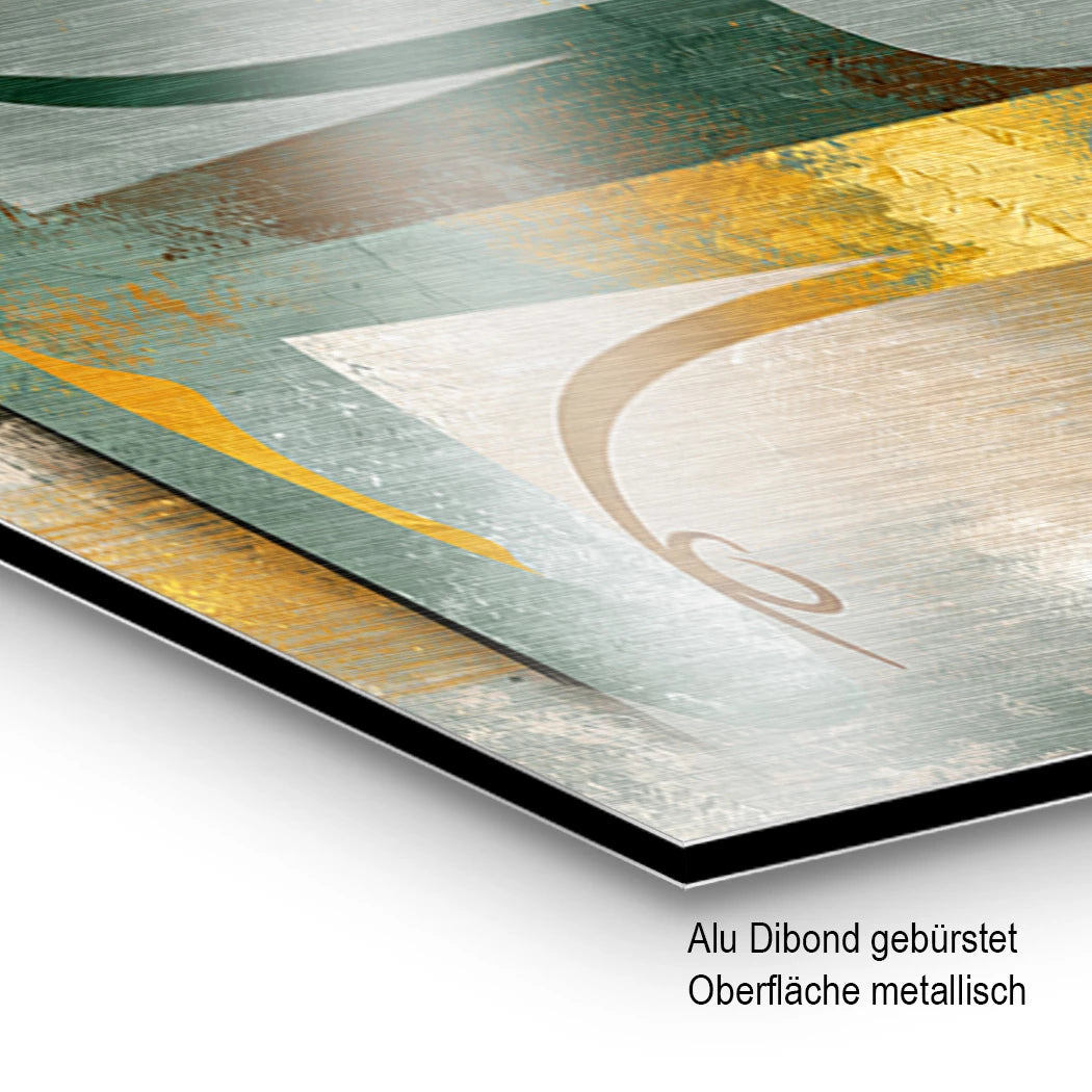 Buddha Harmonie Aluminiumbild gebürstet
