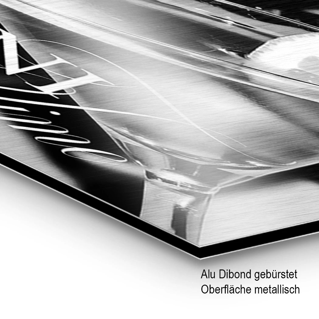Martini Midnight Aluminiumbild gebürstet