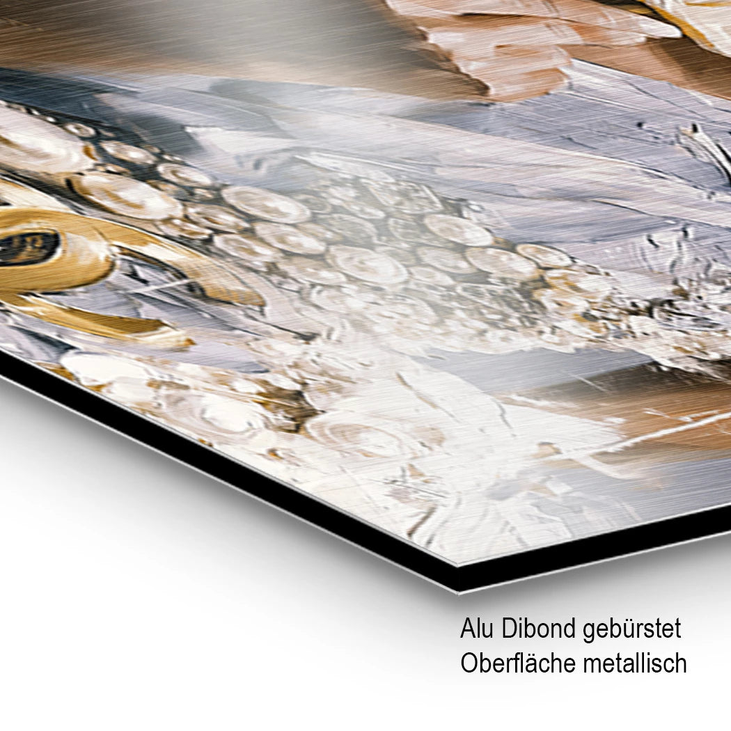 Marilyn Monroe Deluxe Aluminiumbild gebürstet