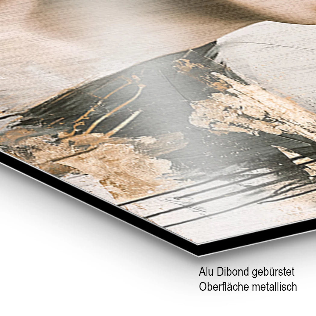 Frida Kahlo Statement Aluminiumbild gebürstet