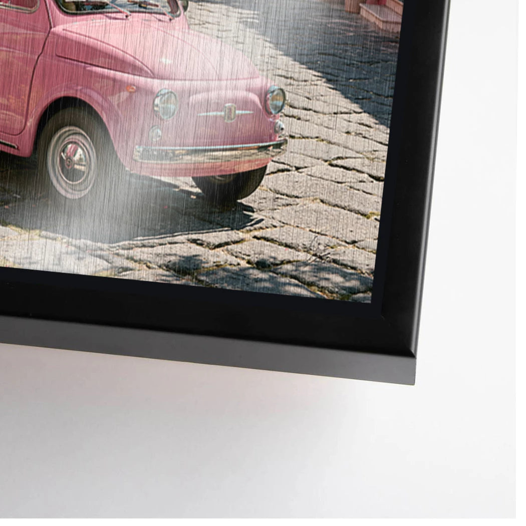 Rosa Cinquecento Aluminiumbild gebürstet