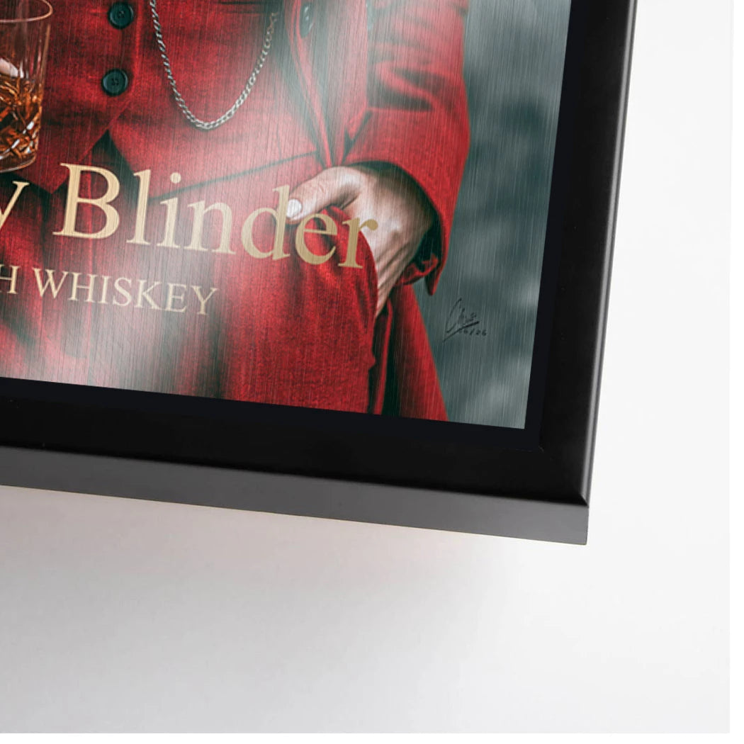 Peaky Blinder Lady Aluminiumbild gebürstet