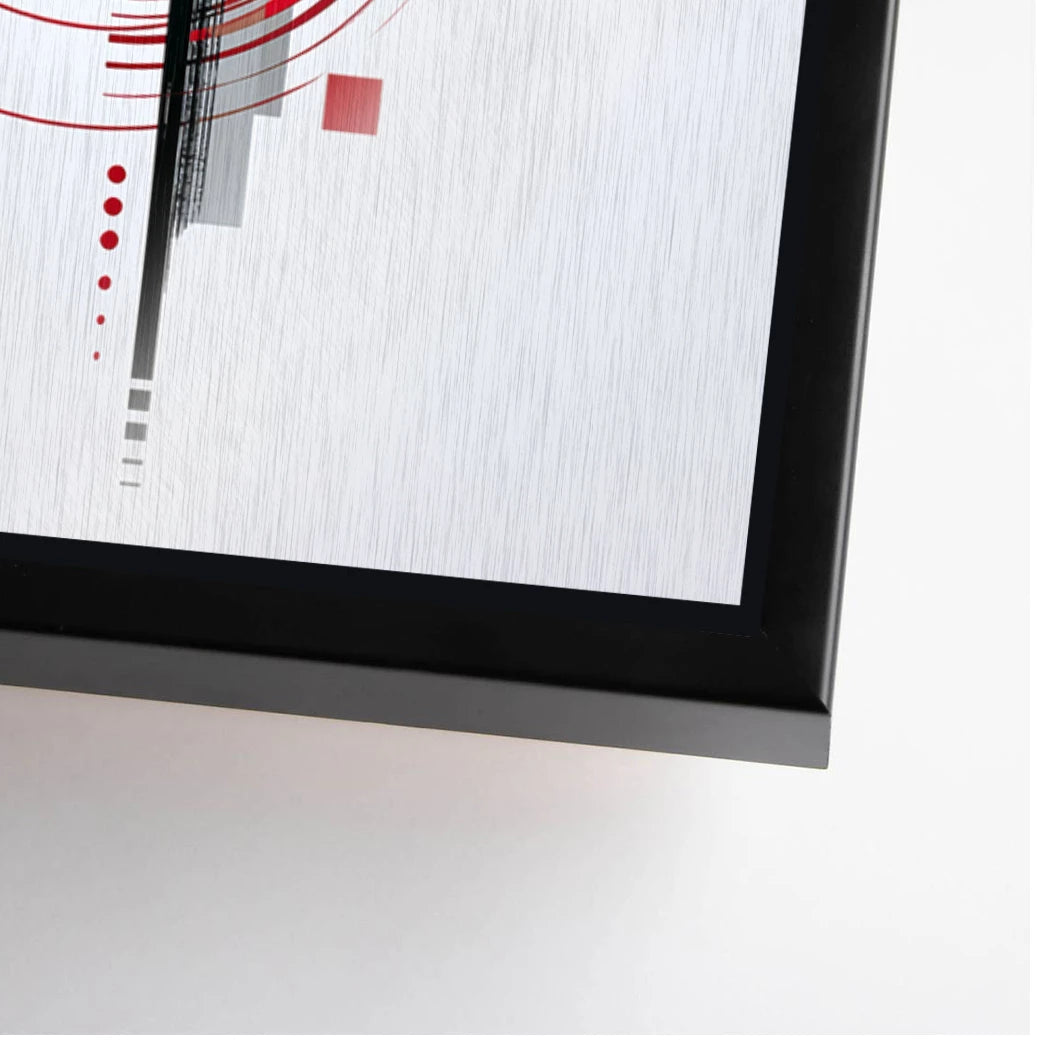 Zen Geometrie Aluminiumbild gebürstet