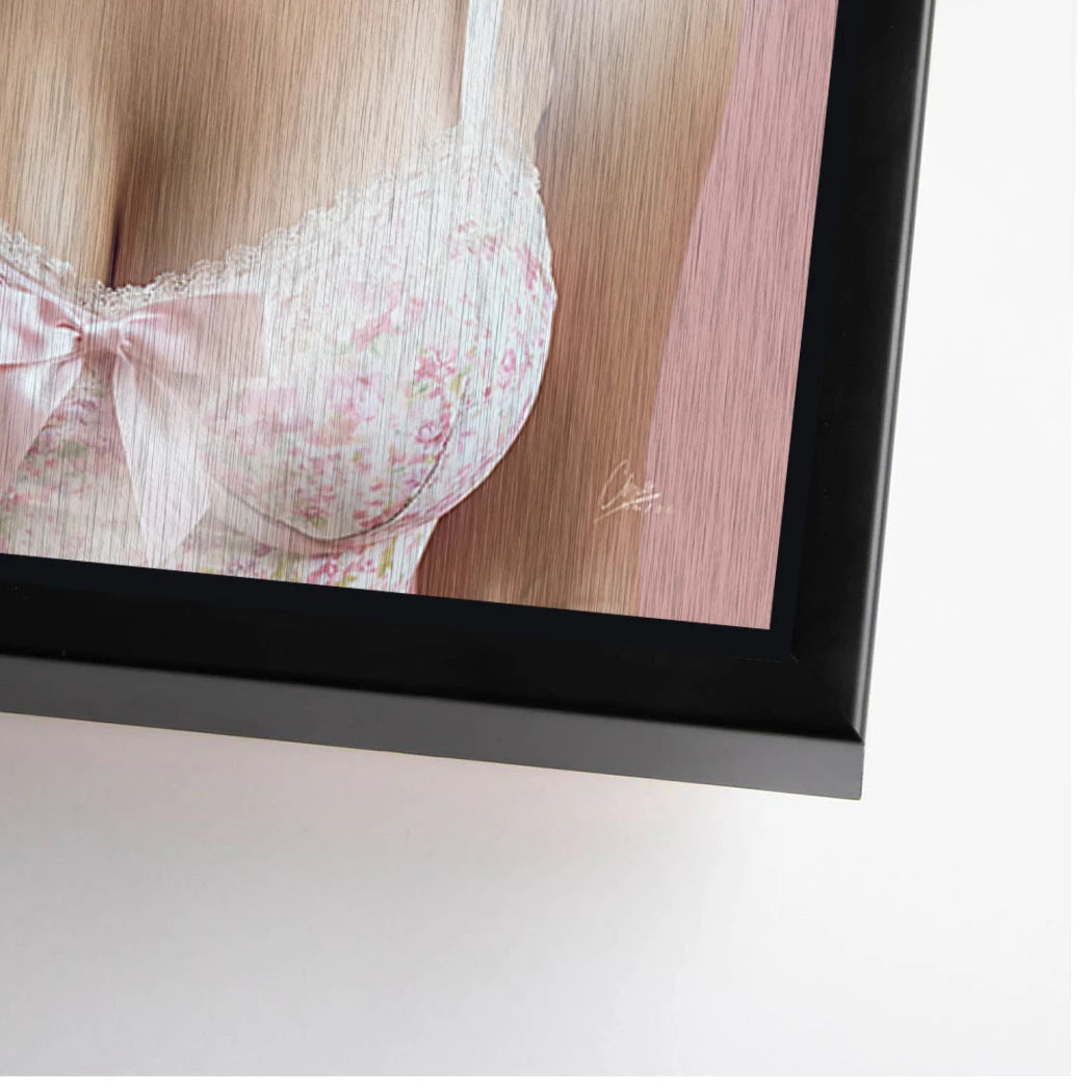 Marilyn Bubblegum Aluminiumbild gebürstet