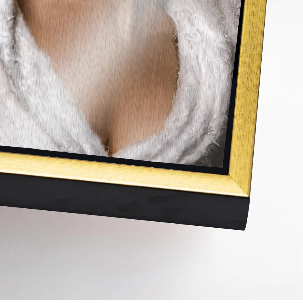 Marilyn Rouge Aluminiumbild gebürstet