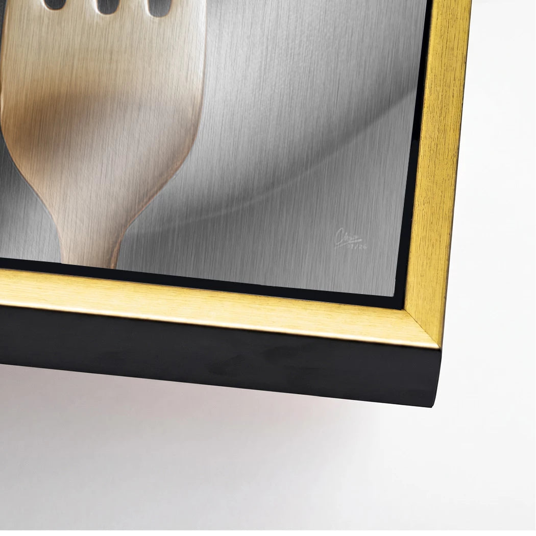 Chanel Deluxe Aluminiumbild gebürstet