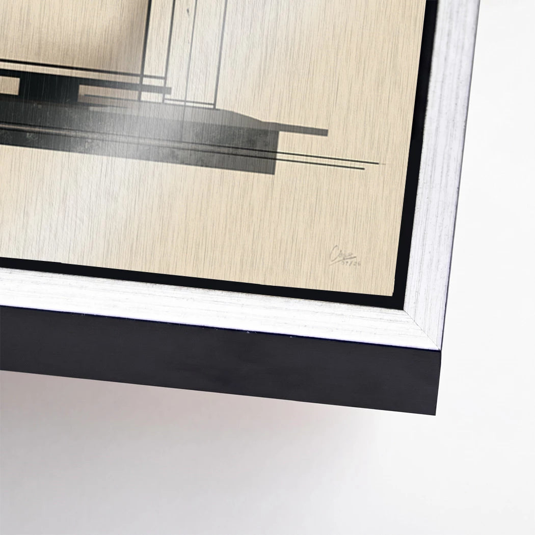 Hemisphere Aluminiumbild gebürstet