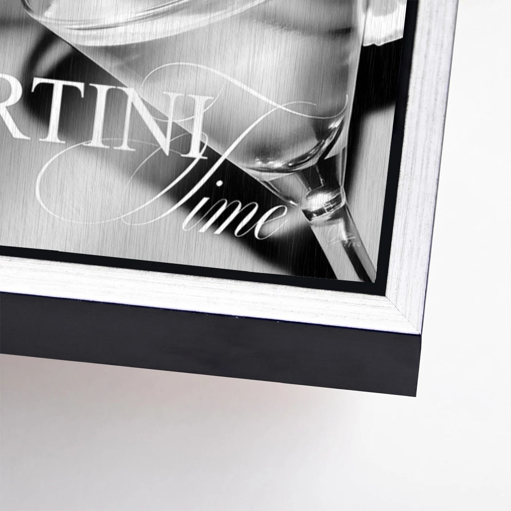 Martini Midnight Aluminiumbild gebürstet