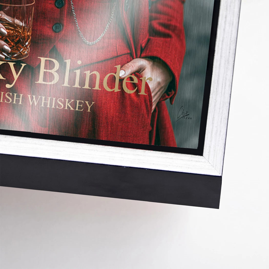 Peaky Blinder Lady Aluminiumbild gebürstet