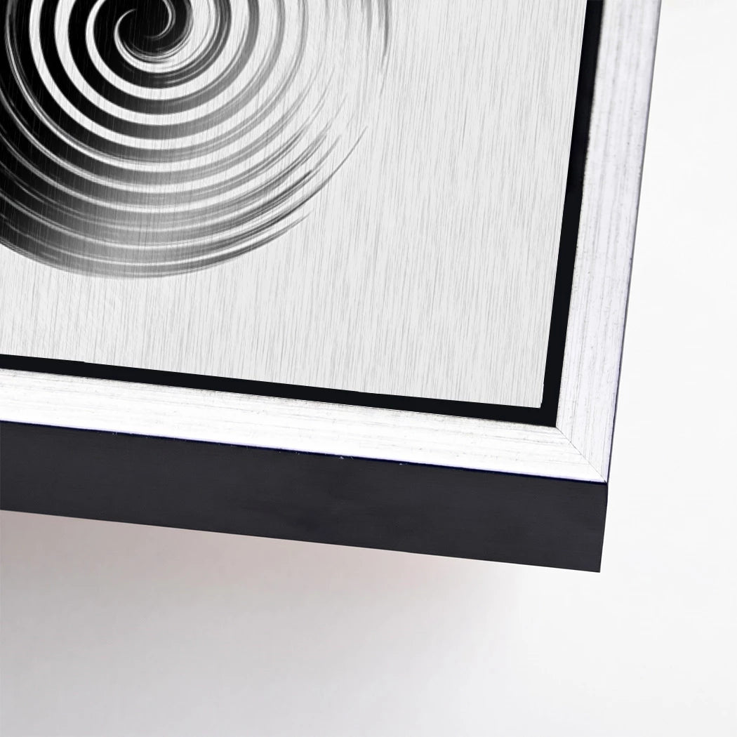 Spiral Harmonie Aluminiumbild gebürstet