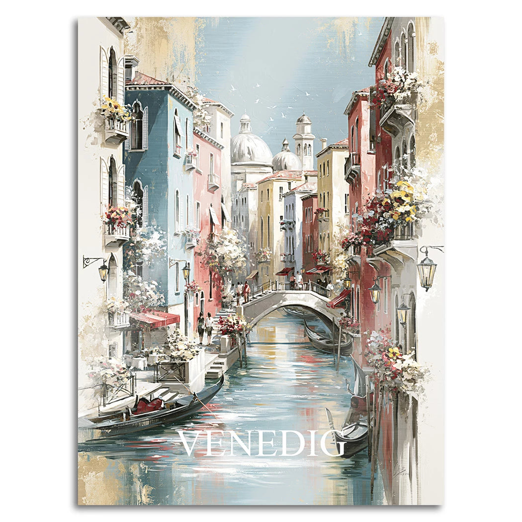 Venedig Serenata Aluminiumbild gebürstet