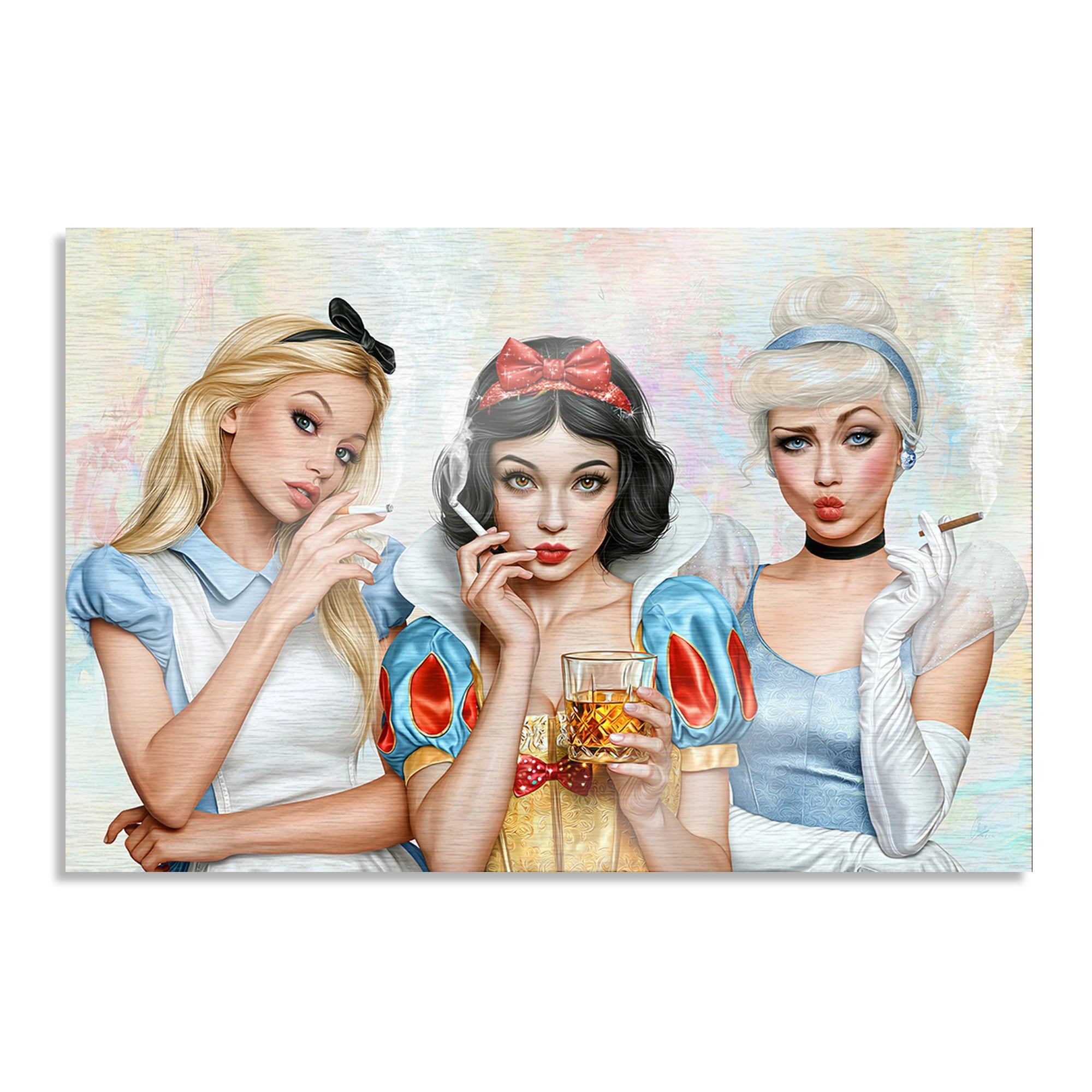 Cinderella & Co. Aluminiumbild gebürstet
