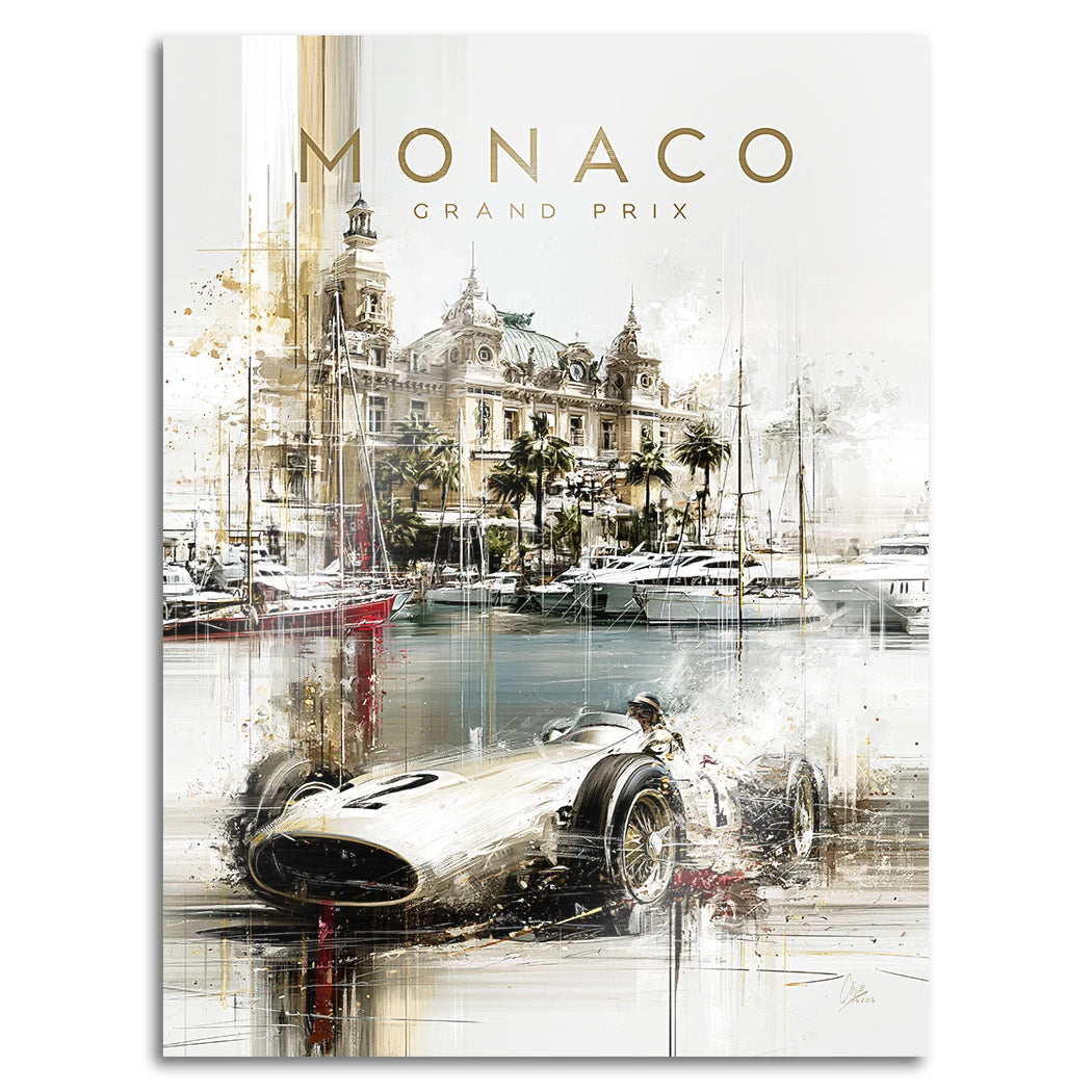 Monaco Prestige Aluminiumbild gebürstet