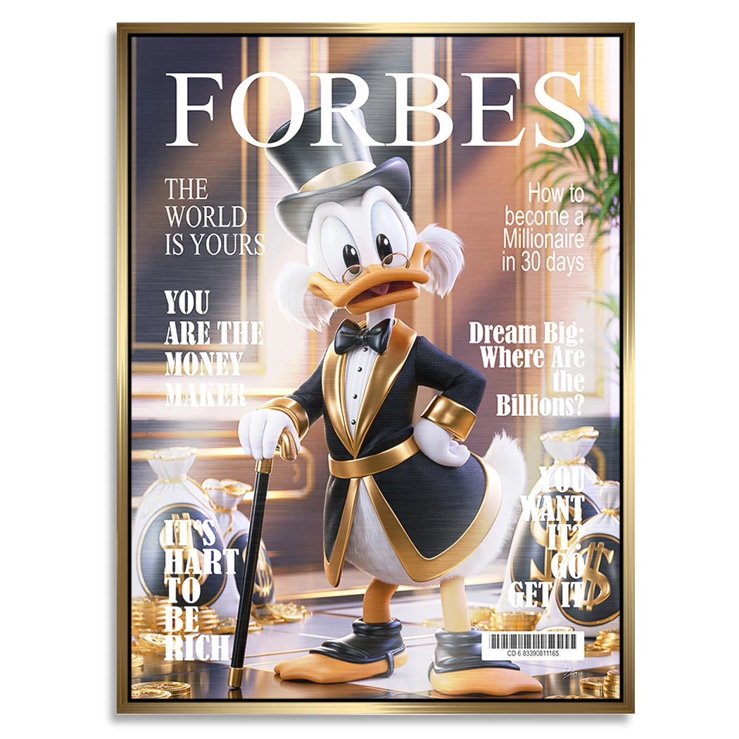 Forbes Dagobert Time Aluminiumbild gebürstet