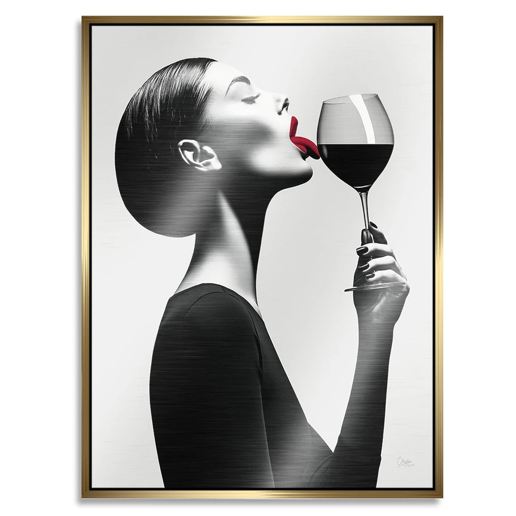 Wine Affair Aluminiumbild gebürstet