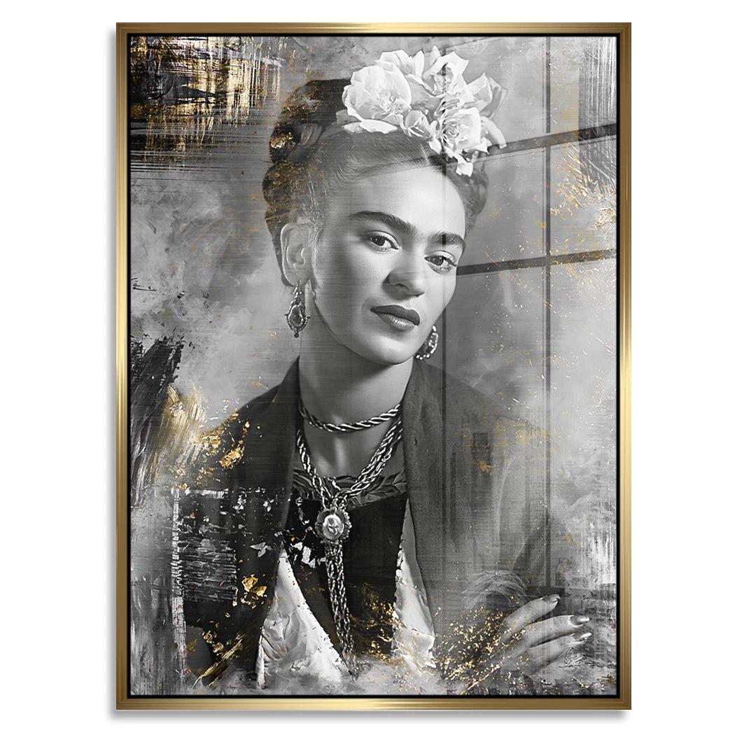 Frida Kahlo Velvet Aluminiumbild gebürstet