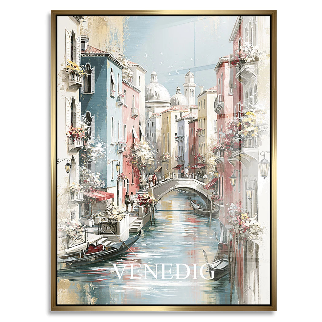 Venedig Serenata Aluminiumbild gebürstet