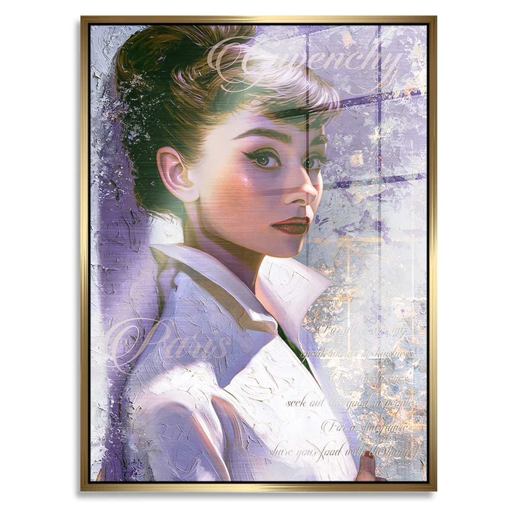 Audrey Couture Aluminiumbild gebürstet