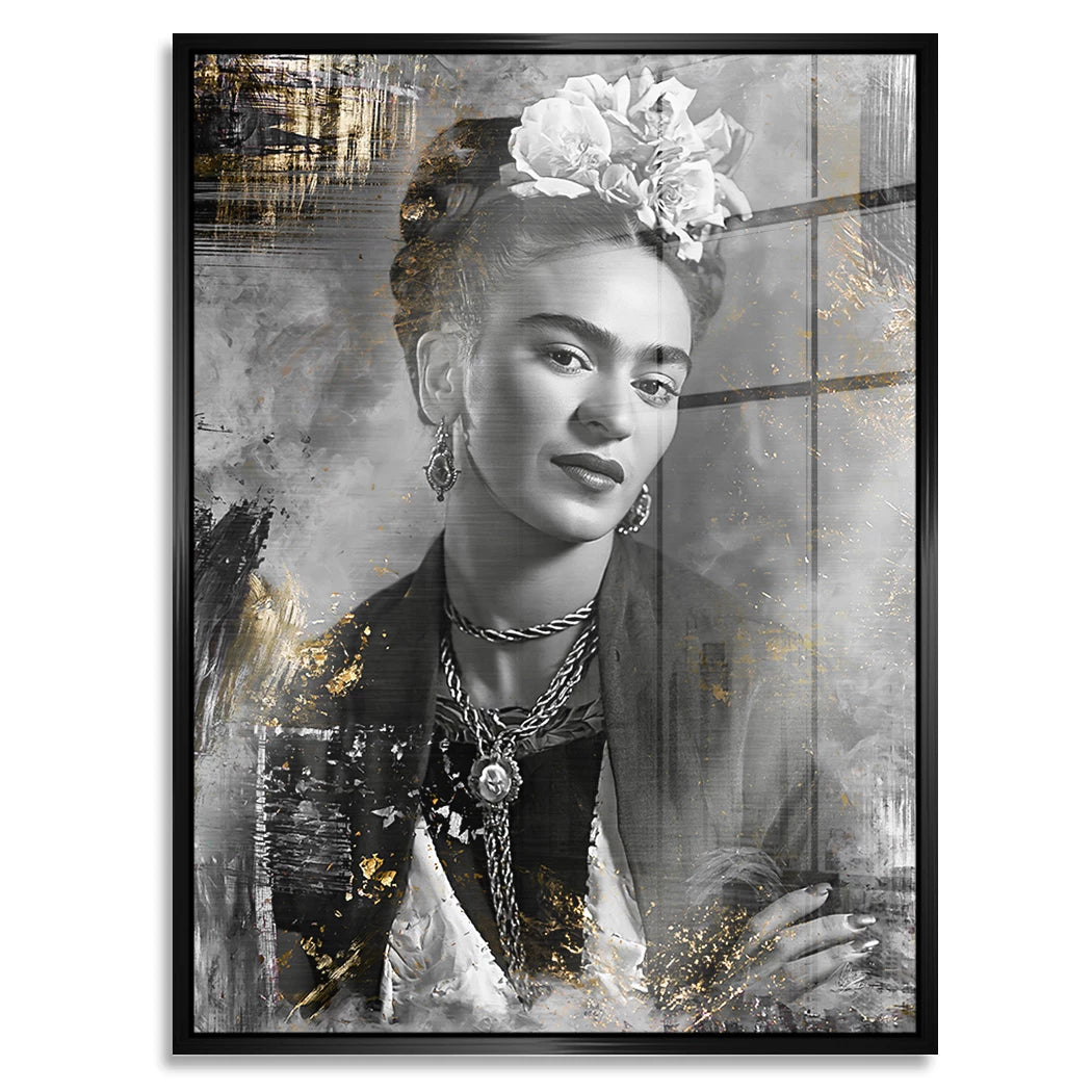 Frida Kahlo Velvet Aluminiumbild gebürstet