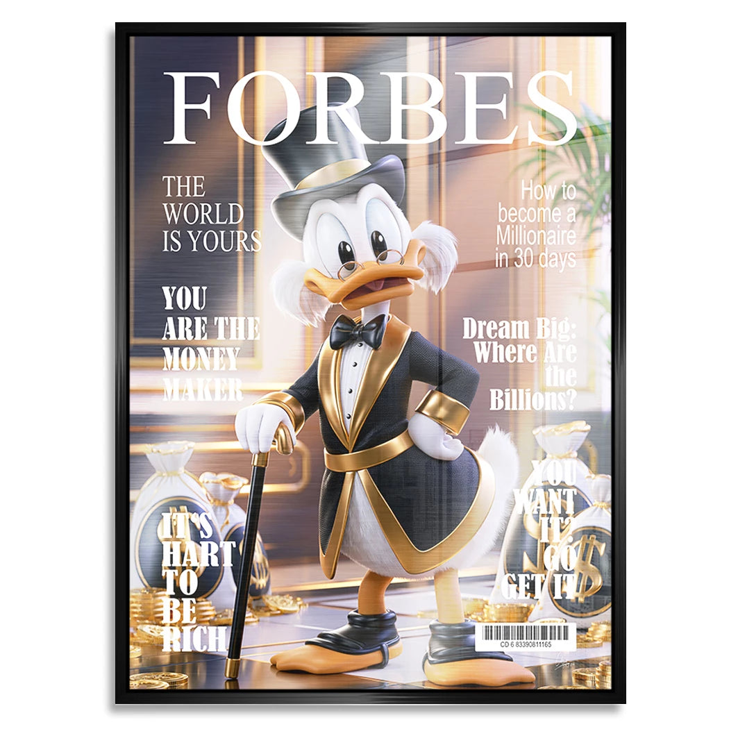 Forbes Dagobert Time Aluminiumbild gebürstet