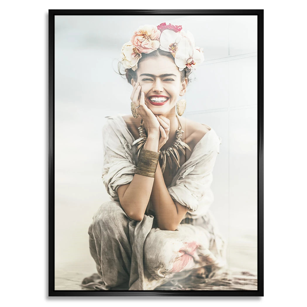 Frida Kahlo Summer Aluminiumbild gebürstet
