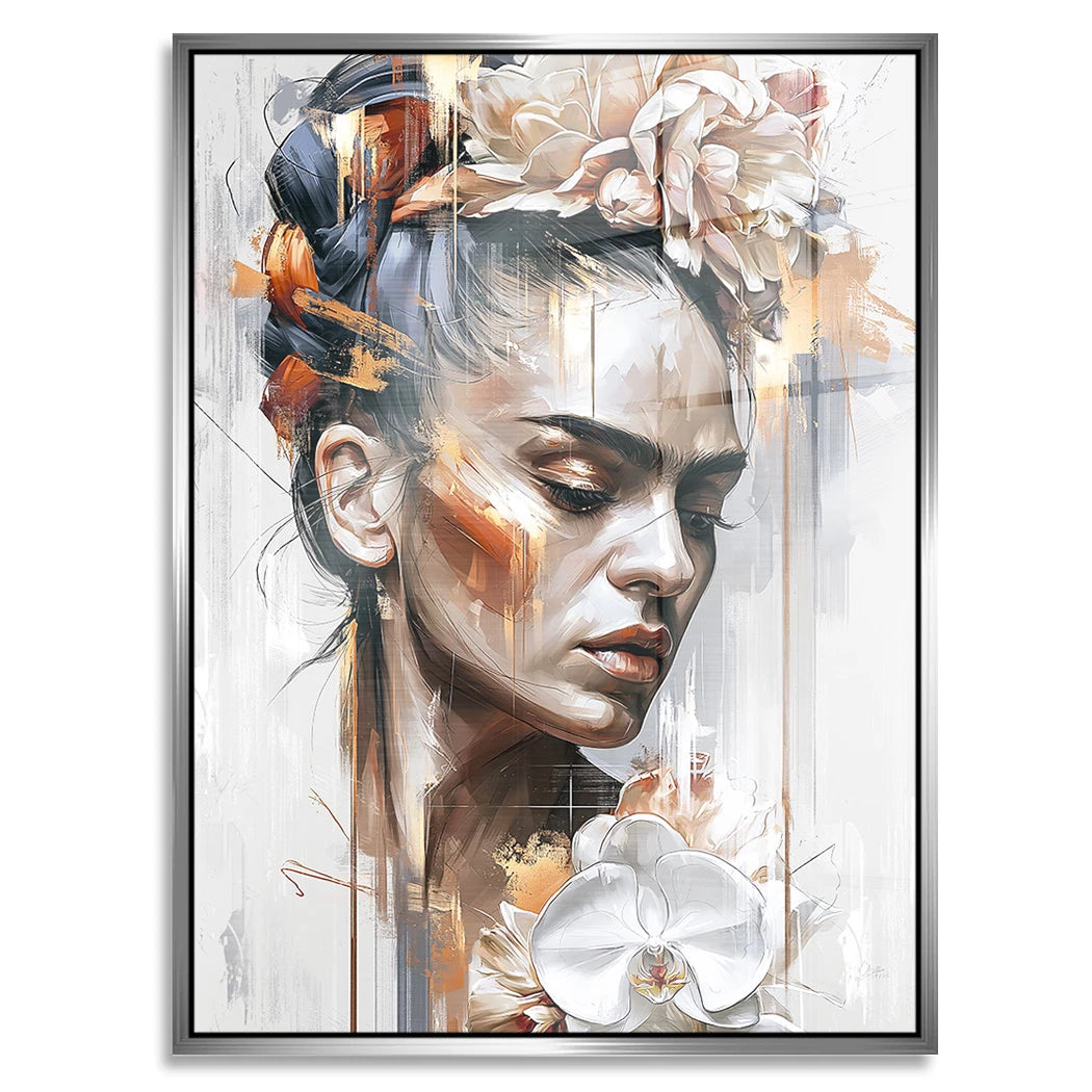 Frida Kahlo Poesie Aluminiumbild gebürstet