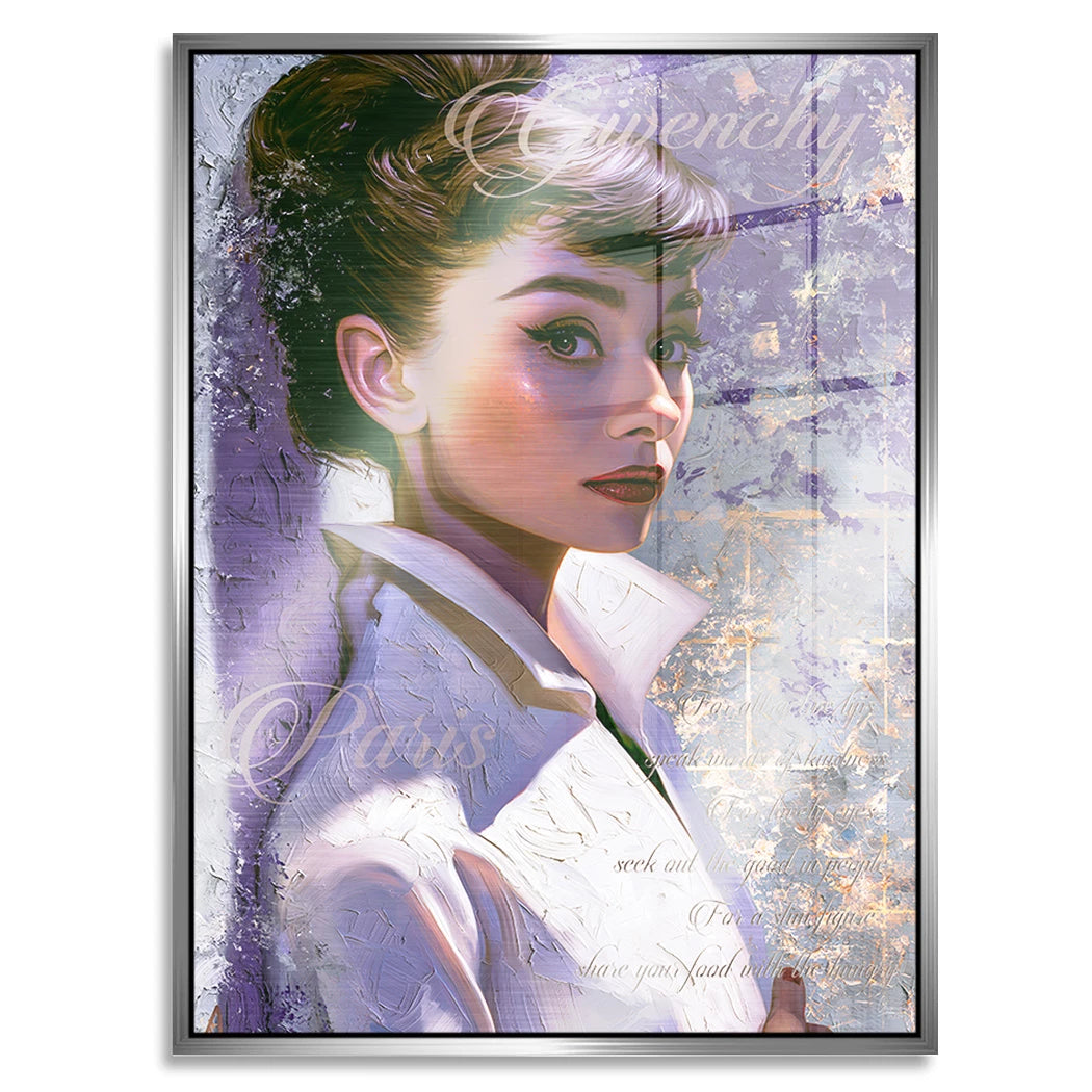 Audrey Couture Aluminiumbild gebürstet