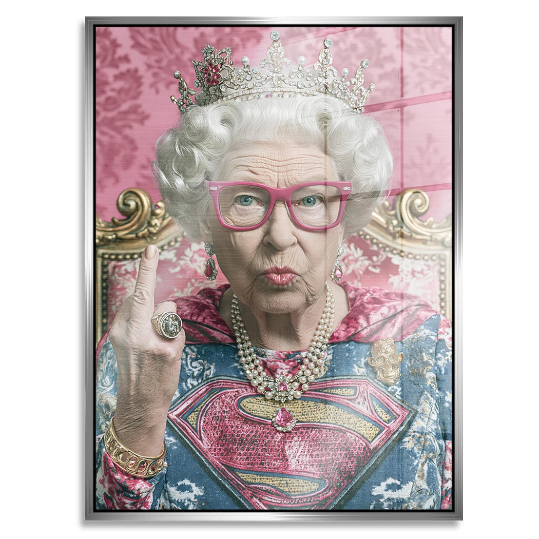 Queen Royale Aluminiumbild gebürstet