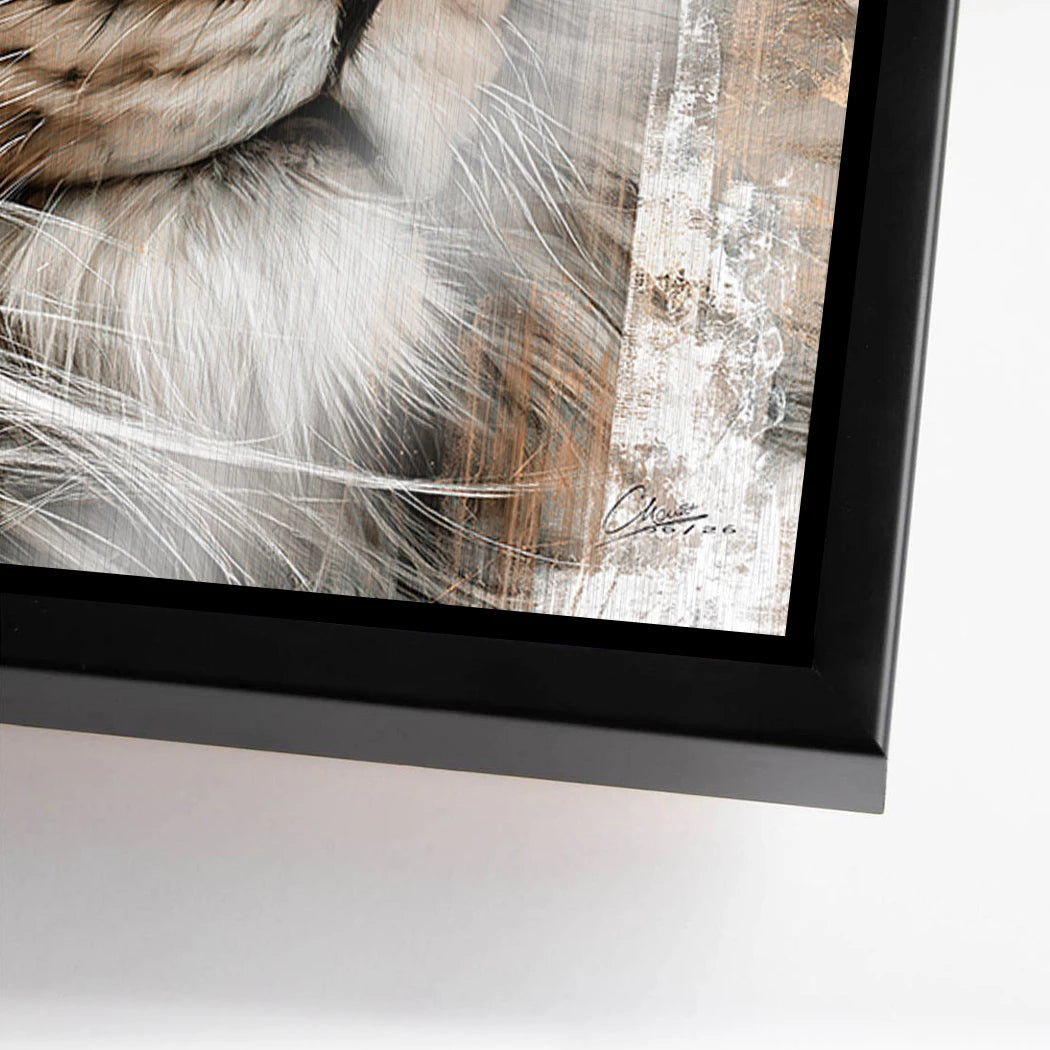 Lion King Aluminiumbild gebürstet