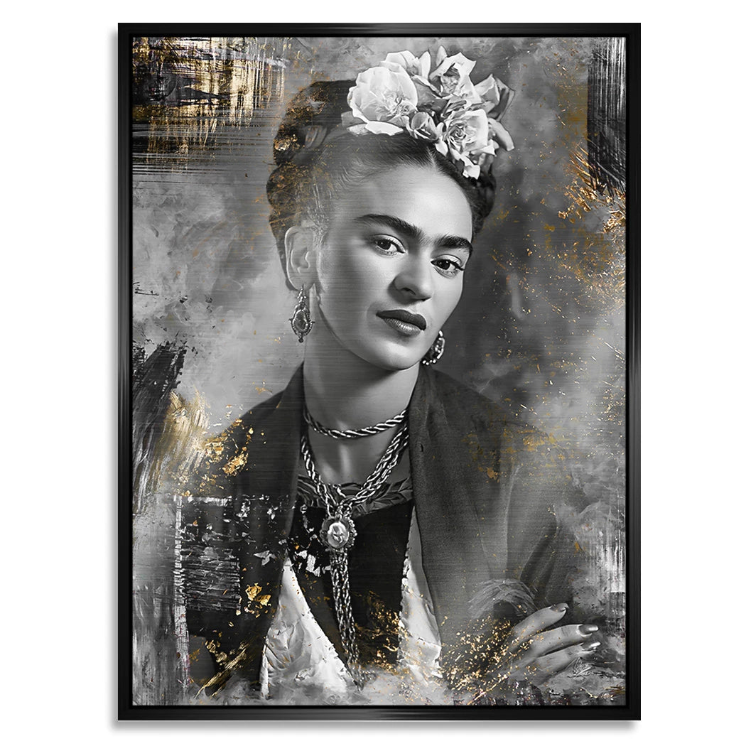 Frida Kahlo Velvet Aluminiumbild gebürstet