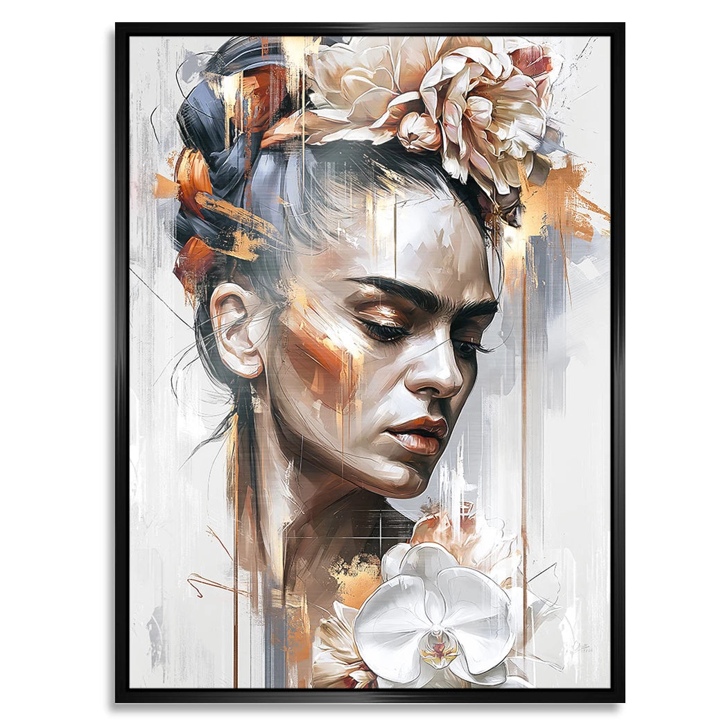 Frida Kahlo Poesie Aluminiumbild gebürstet