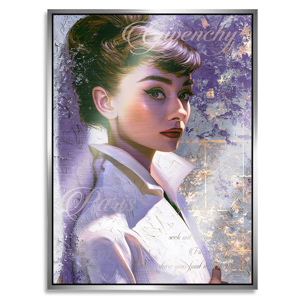 Audrey Couture Aluminiumbild gebürstet