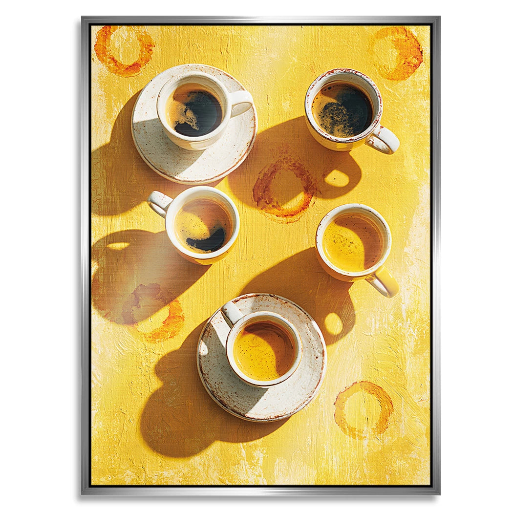 Espresso Atelier Aluminiumbild gebürstet