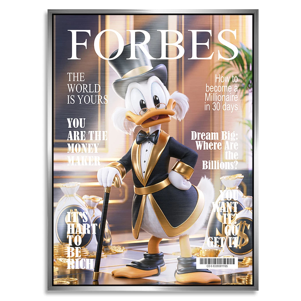 Forbes Dagobert Time Aluminiumbild gebürstet