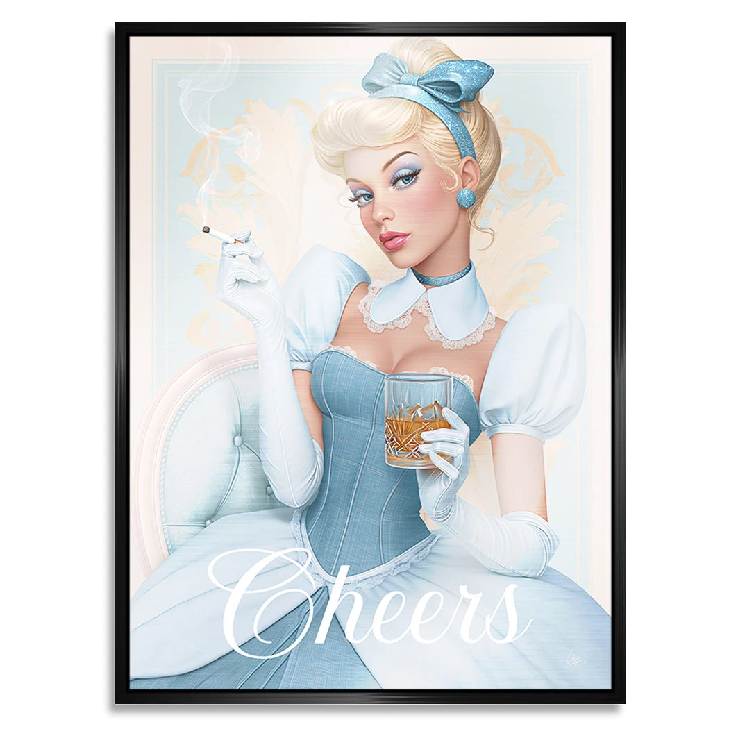 Cinderella Cheers Aluminiumbild gebürstet