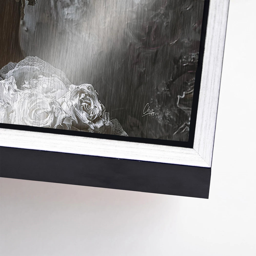 Rosen Couture Aluminiumbild gebürstet