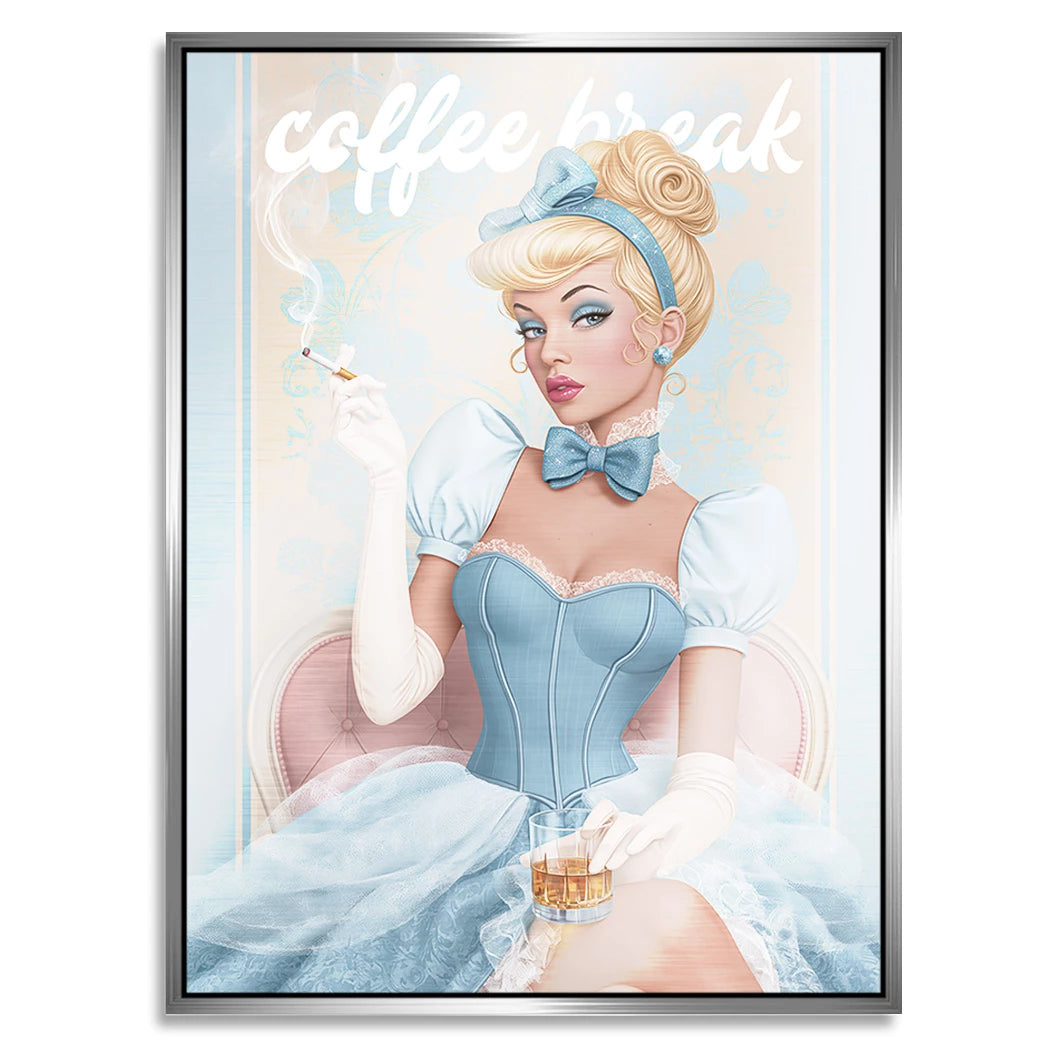 Cinderella Coffee Aluminiumbild gebürstet