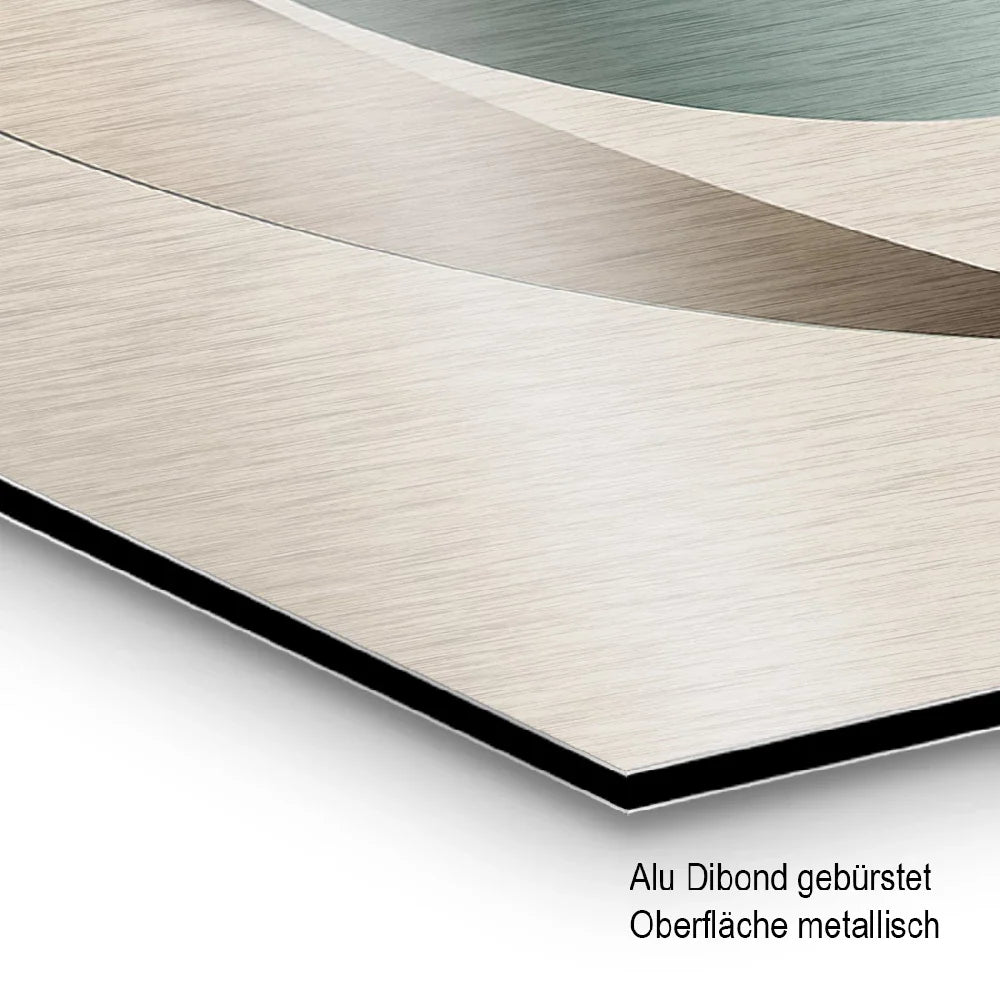 Modern Balance Aluminiumbild gebürstet