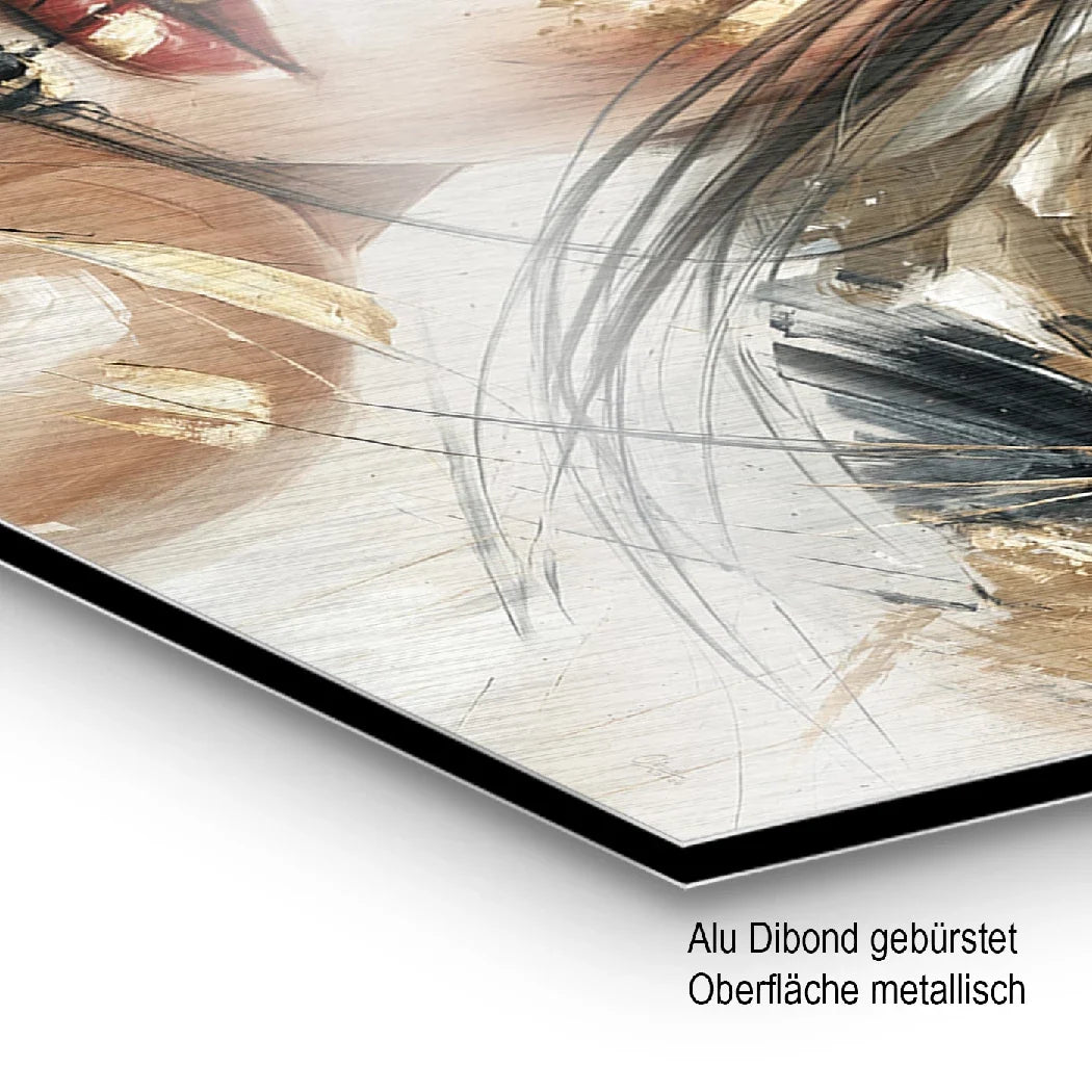 La Catrina Dark Romance Aluminiumbild gebürstet