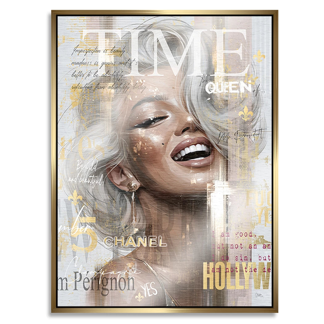 Marilyn Monroe La Belle Aluminiumbild gebürstet