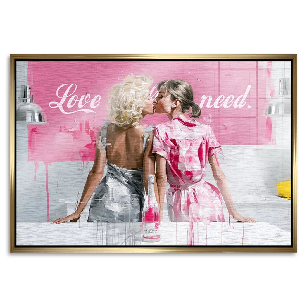 Audrey Hepburn und Marilyn Monroe Aluminiumbild gebürstet