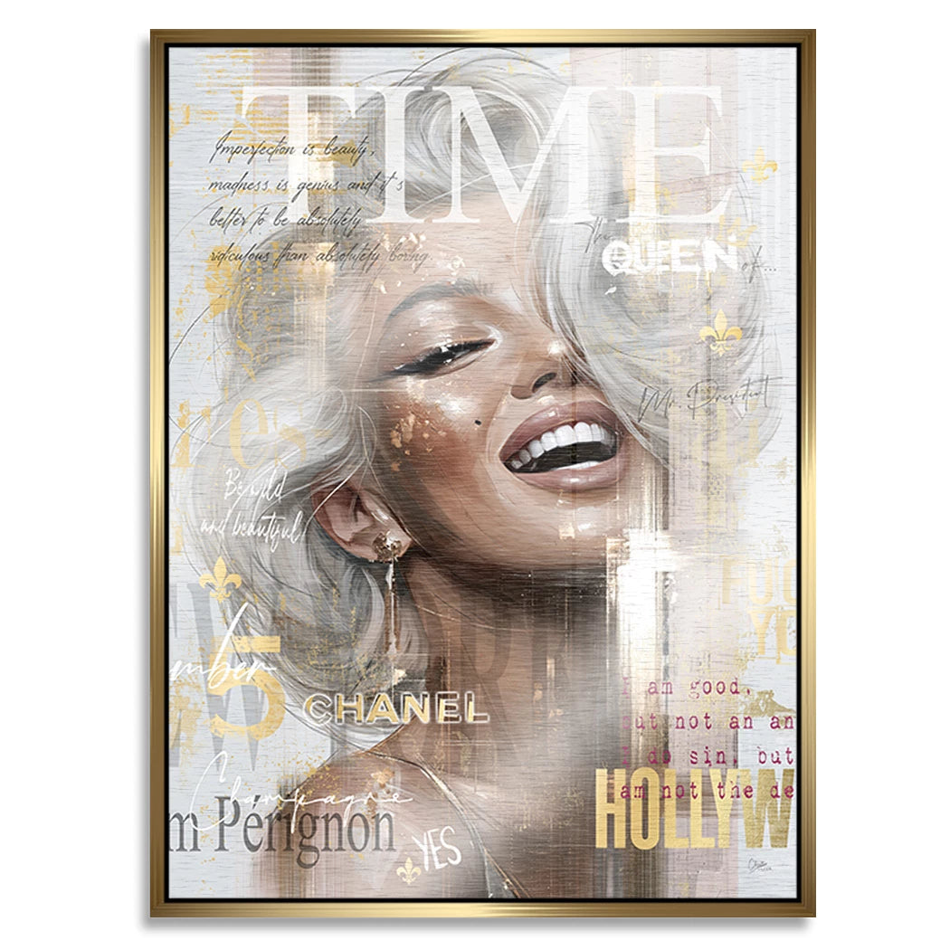 Marilyn Monroe La Belle Aluminiumbild gebürstet